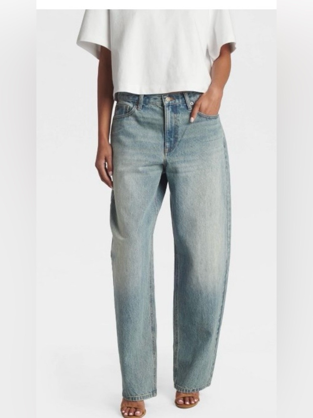 KBB Mid-Rise Zipper Back Jeans